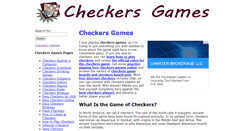 Desktop Screenshot of checkersgames.net